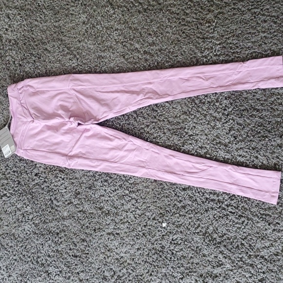 NWT GYMSHARK LEGACY FITNESA LEGGINGS-PASTEL GRAPE/WHITE SZ XS - Picture 5 of 8